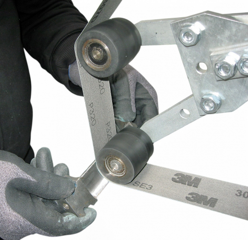 KS 363 AL - Spreading arm for grinding on the contact roller