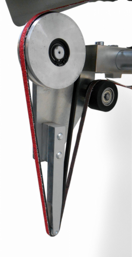 KS 363 TB 9 attachment arm with belt support for grinding tight inner radii