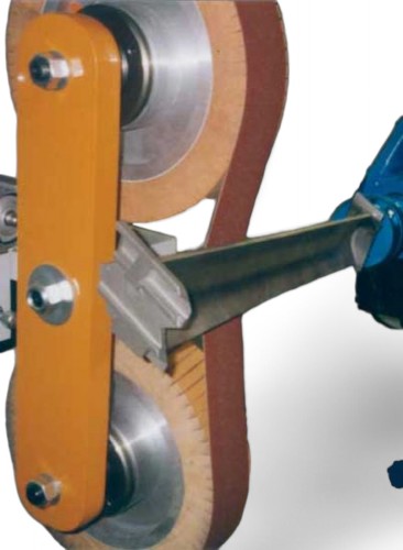 Abrasive belt grinding machine, type KS 100 of robot design